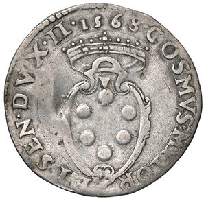 obverse: FIRENZE, Cosimo I de Medici - Giulio, 1568