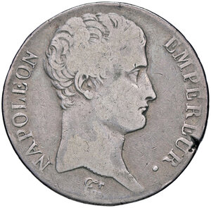 obverse: FRANCIA, Napoleone I - 5 Franchi, 1807 M