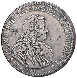 obverse: FIRENZE, Cosimo III De Medici - Piastra, 1678