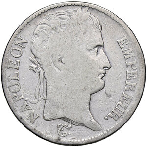 obverse: FRANCIA, Napoleone I - 5 Franchi, 1811 MA