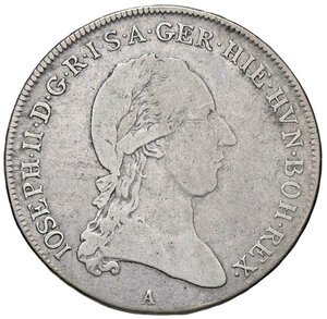 obverse: AUSTRIA, Mezzo Crocione / Mezzo Tallero delle corone, 1789-A