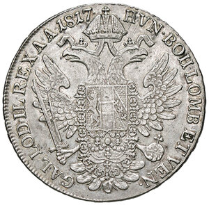 reverse: AUSTRIA, Tallero di Convenzione, 1817-A