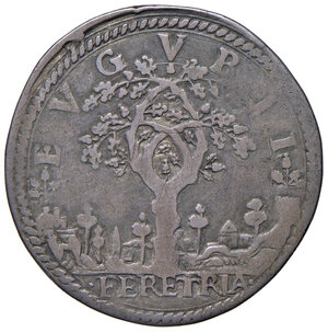 reverse: Gubbio. Francesco Maria II della Rovere (1574-1624). Testone AG gr. 9,16. Ravegnani Morosini 5. Cavicchi 143. Molto raro. MB/q.BB 