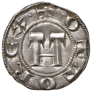 obverse: Lucca. Repubblica (sec. XIII-1799). Emissioni a nome di Ottone IV (1209-1315). Grosso da 12 denari (1214-1250) AG gr. 1,74. Bellesia 1. MIR 114.  Leggermente mosso di conio al rov., altrimenti SPL 