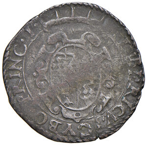 obverse: Massa di Lunigiana. Alberico I Cybo Malaspina (1559-1623). II periodo: principe, 1568-1623. Da 4 bolognini 1575 AG gr. 4,66. MIR 291. Rarissima. q.BB