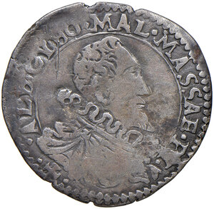 obverse: Massa di Lunigiana. Alberico I Cybo Malaspina (1559-1623). II periodo: principe, 1568-1623. Cervia 1618 AG gr. 2,38. MIR 314/3. Rara. q.BB 