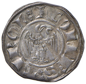 obverse: Merano. Mainardo II (1258-1295) e successori. Grosso aquilino 1259-1274 AG gr. 1,62. CNTM M4. MIR 175. MEC 12, 961 var. q.SPL 