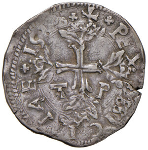 reverse: Messina. Filippo II di Spagna (1556-1598). Da 3 tarì 1560 (sigla T-P; Tommaso Paulillo zecchiere) AG gr. 8,62. Spahr 66. MIR 319/5. BB