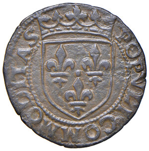 reverse: Napoli. Luigi XII re di Francia (1501-1503). Sestino AE gr. 2,28. P.R. 5. MIR 113. Acquistato privatamente da Numismatica de Falco, Napoli. Raro. Migliore di BB