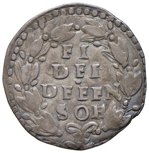 reverse: Napoli. Filippo II di Spagna (1554-1598). II periodo: re di Spagna, 1556-1598. Carlino (sigle IBR; Giovan Battista Ravaschieri m.d.z., fino al 1567) AG gr. 2,94. P.R. 35. MIR 180. Magliocca 68/1. BB 