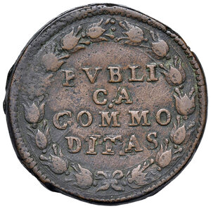 reverse: Napoli. Filippo IV di Spagna (1621-1665). Pubblica 1622 (sigla MC; Michele Cavo m.d.z., 1626-1630) AE gr. 13,68. P.R. 52. MIR 257. Magliocca 43.  Conservazione insolita, buon BB 