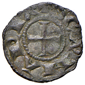 reverse: Orvieto. Repubblica autonoma (1256-1265). Denaro MI gr. 0,61. CNI 2.  Raro. Buon BB 