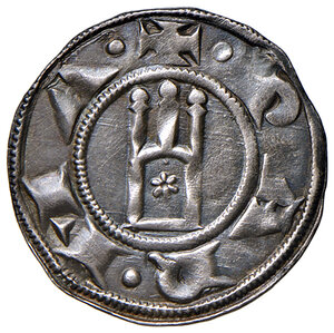 obverse: Parma. Comune. Emissioni a nome di Federico II imperatore (1220-1250). Grosso AG gr. 1,43. CNI 1/6. MIR 902. Patina di medagliere, q.SPL