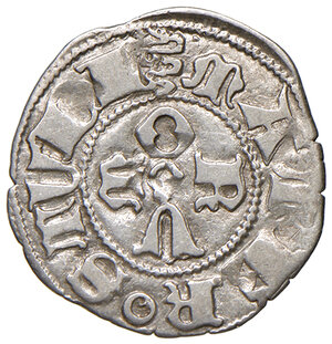 reverse: Bologna. Gian Galeazzo Visconti (1402-1403). Bolognino AG gr. 1,07. Chimienti 95. Acquistato privatamente da Numismatica de Falco, Napoli, il 1° febbraio 1966.  Molto raro. BB 