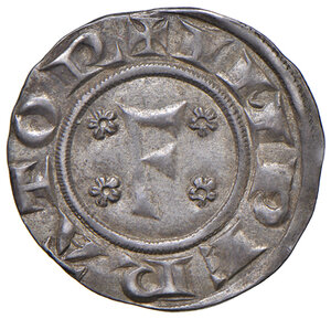 obverse: Pisa. Repubblica. Emissioni a nome di Federico I (1155-1312). Grosso da 12 denari 1220-1250 (segno: stella) AG gr. 1,68. CNI 18/19. MIR 394/3.  Bella patina di medagliere ed esemplare con i ritratti insolitamente ben coniati, SPL 