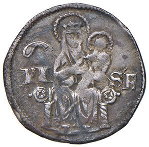 reverse: Pisa. Repubblica. Emissioni a nome di Federico I (1155-1312). Grosso da 2 soldi o aquilino minore 1296-1312 (segno: torsello mercantile) AG gr. 1,87. CNI 77/80. MIR 404. Raro. BB  