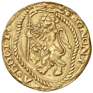 obverse: Bologna. Giovanni II Bentivoglio (1463-1506). Doppio bolognino 1464? – 1494 o 1506 AV gr. 6,92. Chimienti 191 var. I. Raro. Migliore di BB 