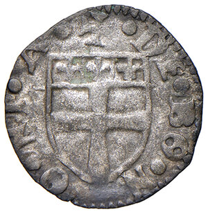 obverse: Bologna. Annibale II Bentivoglio (1511-1512). Quattrino MI gr. 0,53. Chimienti 252. Rarissimo. Migliore di BB 