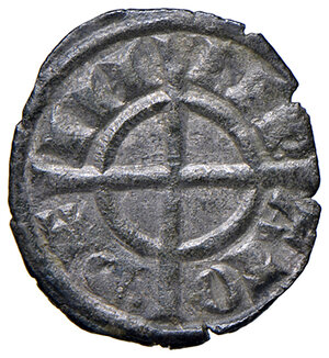 reverse: Brindisi. Federico II di Svevia re di Sicilia (1198-1250) e imperatore dal 1220. Denaro 1239 MI gr. 0,84. Spahr 121. MEC 14, 549. D’Andrea Hohenstaufen 155. q.SPL 