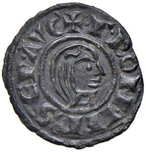 obverse: Brindisi. Federico II di Svevia re di Sicilia (1198-1250) e imperatore dal 1220. Mezzo denaro 1243 MI gr. 0,46. Spahr 129. MEC 14, 558. D’Andrea Hohenstaufen 163.  Raro. SPL 