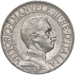 obverse: Savoia. Vittorio Emanuele III re d’Italia (1900-1946). Da 2 lire 1910 AG. Quadriga veloce. Pagani 733. MIR 1140b. Rara. q.SPL 