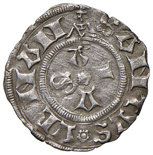 reverse: Camerino. Governo popolare (1434-1444). Bolognino (segno di Emiliano Orfini) AG gr. 0,85. CNI 46. Bellesia Camerino 2/B (Giulio Cesare Varano 1444-1502). q.SPL