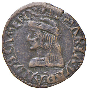 obverse: Camerino. Giovanni Maria Varano (1503-1527). II periodo: duca, 1511-1527. Quattrino MI gr. 0,72. CNI 53. Ravegnani Morosini 3. Bellesia Camerino 9/A. Raro. Buon BB 