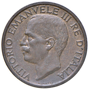 obverse: Savoia. Vittorio Emanuele III re d’Italia (1900-1946). Da 10 centesimi 1919 CU. Prova. Pagani prove e progetti 350. Luppino 559. Rarissima. q.FDC 