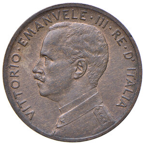 obverse: Savoia. Vittorio Emanuele III re d’Italia (1900-1946). Da 2 centesimi 1910 CU. Italia su prora. Pagani 933. MIR 1168c. Rara. FDC 