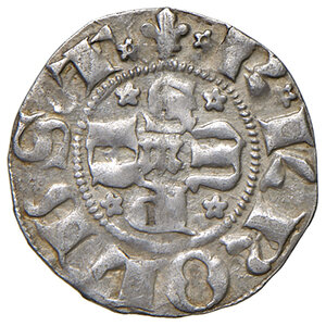 obverse: Sulmona. Carlo III di Durazzo (1382-1385). Bolognino (sigla M gotica) AG gr. 0,93. CNI 18. MEC 14, –. D’Andrea-Andreani 2. MIR 768. Giuliani-Fabrizi 93c.  Molto raro. Buon BB 