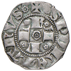 obverse: Spoleto. Rinaldo Orsini signore (1383-1390). Bolognino AG gr. 0,90. CNI 3. Rarissimo. Migliore di BB  