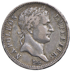 obverse: Torino. Napoleone I imperatore (1805-1814). Franco 1812 AG. Pagani 51. MIR 1017/2. Molto raro. Mancanza di metallo sul bordo del rov., altrimenti BB 