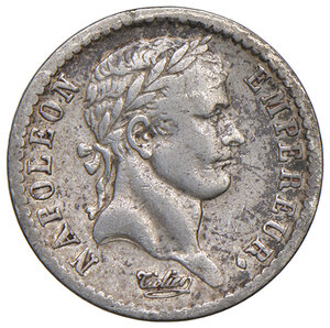 obverse: Torino. Napoleone I imperatore (1805-1814). Mezzo franco 1809 AG. Pagani 58. MIR 1024/2. Rarissimo. q.BB 