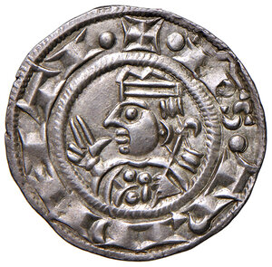 reverse: Trento. Emissioni anonime vescovili (dal 1255). Grosso da 20 denari AG gr. 1,69. CNI 6. CNTM T40. MEC 12, 939. MIR 242. SPL 