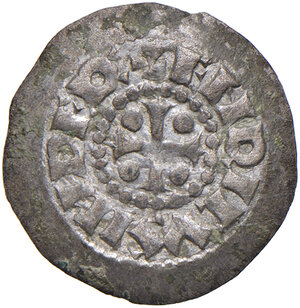 obverse: Venezia. Enrico III-IV di Franconia (1039-1106). Denaro (1082-1110) AG gr. 0,74. Paolucci 1 (Enrico IV o V, 1056-1125). MEC 12, 47/48. Raro. q.SPL