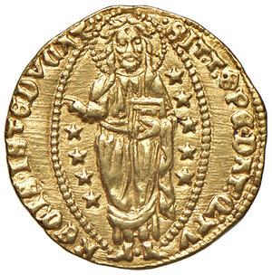 reverse: Venezia. Antonio Venier (1382-1400). Ducato AV gr. 3,48. Paolucci 1. SPL 