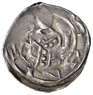 obverse: Aquileia. Emissioni della seconda metà del sec. XII. Denaro AG gr. 0,76. Bernardi 4a. BB 