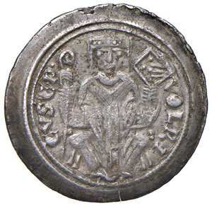 obverse: Trieste. Volrico de Portis (1234-1254). Denaro AG gr. 1,01. Bernardi VA, pag. 75. MIR 283. MEC 12, 948. BB 