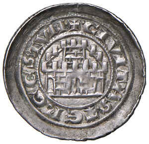 reverse: Trieste. Volrico de Portis (1234-1254). Denaro AG gr. 1,01. Bernardi VA, pag. 75. MIR 283. MEC 12, 948. BB 