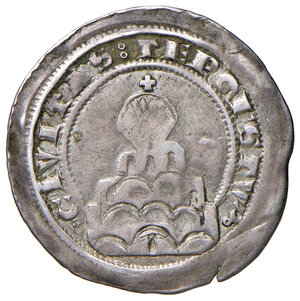 reverse: Trieste. Arlongo (1254-1280). Denaro AG gr. 1,12. Bernardi AT, pag. 83. MIR 290. MEC 12, 956. Molto raro. BB 