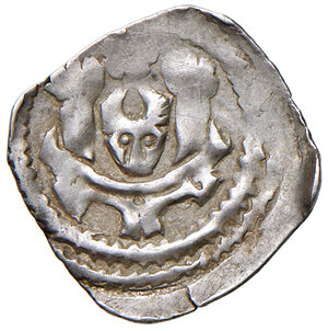 obverse: Graz. Leopold VI (1195-1230). Denaro AG gr. 0,94. CNA D3. BB 