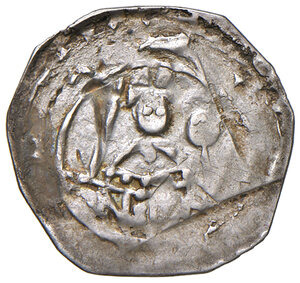 obverse: Villach. Ottone II di Merania (1177-1196). Denaro AG gr. 1,00. CNA Cd3. Raro. BB 