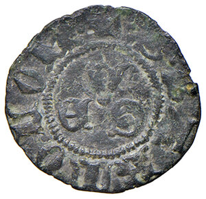 reverse: Fermo. Emissioni autonome sec. XV. Picciolo MI gr. 0,33. CNI 20. Bellesia Fermo 5. Molto raro. BB 