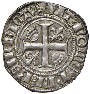 reverse: Francia. Carlo VI (1380-1422). Bianco (III emissione; 29 aprile 1405) Parigi AG gr. 2,96. Duplessy 377B. Ex asta Rauch 12/2007, 1466. q.SPL 