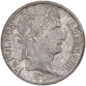 obverse: Francia. Napoleone I imperatore (1804-1814). Da 5 franchi 1812–W (Lille) AG. Gadoury 584. q.SPL 