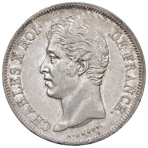 obverse: Francia. Carlo X (1824-1830). Da 5 franchi 1830-MA (Marsiglia) AG. Gadoury 644. q.SPL 