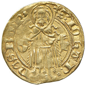 reverse: Germania. Brandeburgo. Federico I di Hohenzollern (1404-1440). Goldgulden 1419-1424 (Wöhrd, Norimberga) AV gr. 3,46. Friedberg 303. Rarissimo. BB