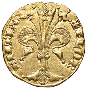 obverse: Firenze. Repubblica sec. XIII-1532. Emissioni del sec. XIII. Fiorino IV serie; 1267-1303 (segno: bicchiere; signori della zecca sconosciuti) AV gr. 3,50. Bernocchi 167. MIR 4/20. q.SPL 