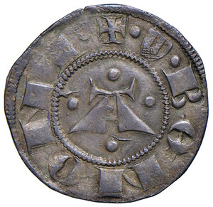 reverse: Urbano V (1362-1370). Bologna. Bolognino (armetta card. Angelico Grimoard legato) AG gr. 1,37. Muntoni 10. Berman 200. Chimienti 59. MIR 221/1.  Acquistato privatamente da Numismatica de Falco, Napoli, nel dicembre 1954. Rarissimo. Migliore di BB  