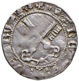 reverse: Gregorio XII (1406-1415). Roma. Grosso AG gr. 2,48. Muntoni 1. Berman 253. MIR 264/1. Molto raro. BB 